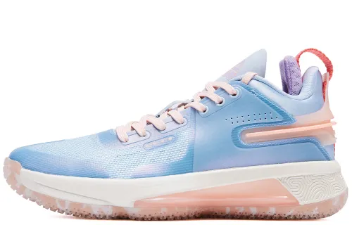 Peak Flash 4th Generation Extreme Power Edition Wear-resistant Mid-top Practical Basketball Shoes Women's Ceramic Blue
