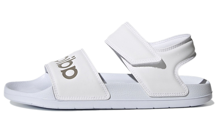 Adidas Wmns Adilette Sandal 'White Champagne Metallic' Women's