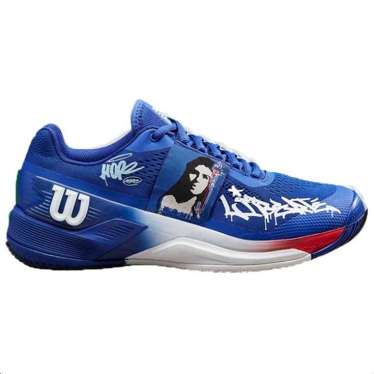 Wilson Rush Pro 4.0 Hope Comfortable Slip Resistant Low top Tennis Shoes Men’s Blue