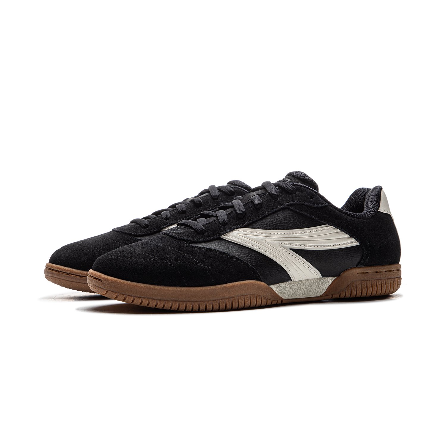Li Ning Slip Resistant, Abrasion Resistant, Lightweight Low top Table Tennis Shoes Unisex Standard Black Ecru