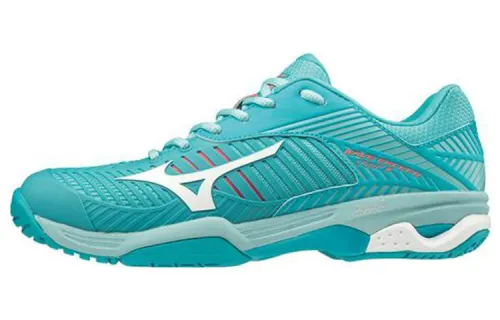 Mizuno Omni Clay Wave Exceed Tour 3 OC Low top Tennis Shoes Women's Blue White