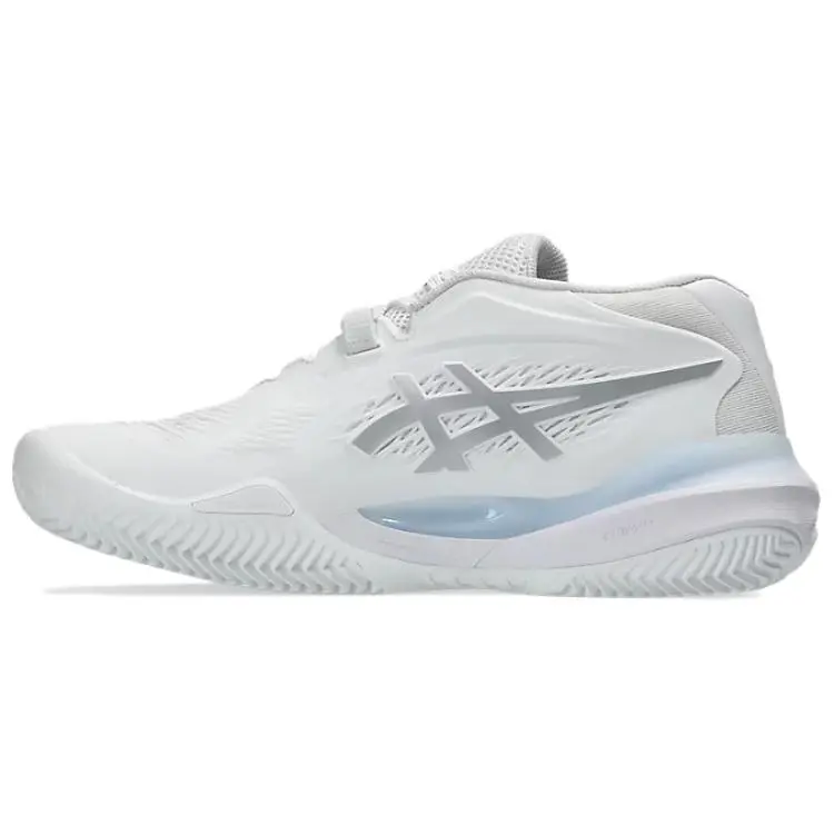 ASICS GEL RESOLUTION X Abrasion Resistant Abrasion Resistant Low top Tennis Shoes Women's White Silver