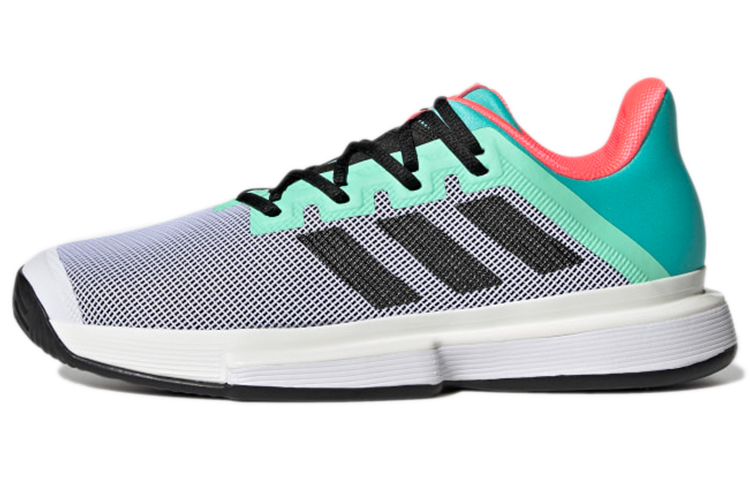 Adidas Solematch Bounce Tennis Shoes 'Grey Green'