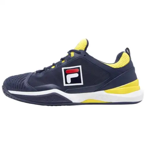 FILA SPEED SERVE Low top Tennis Shoes Men's Blue Yellow