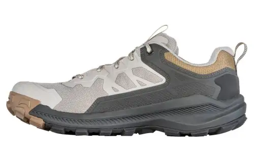 Oboz Footwear Katabatic Low Cushioning Slip Resistant Abrasion Resistant Low top Hiking Shoes Men's Light Gray