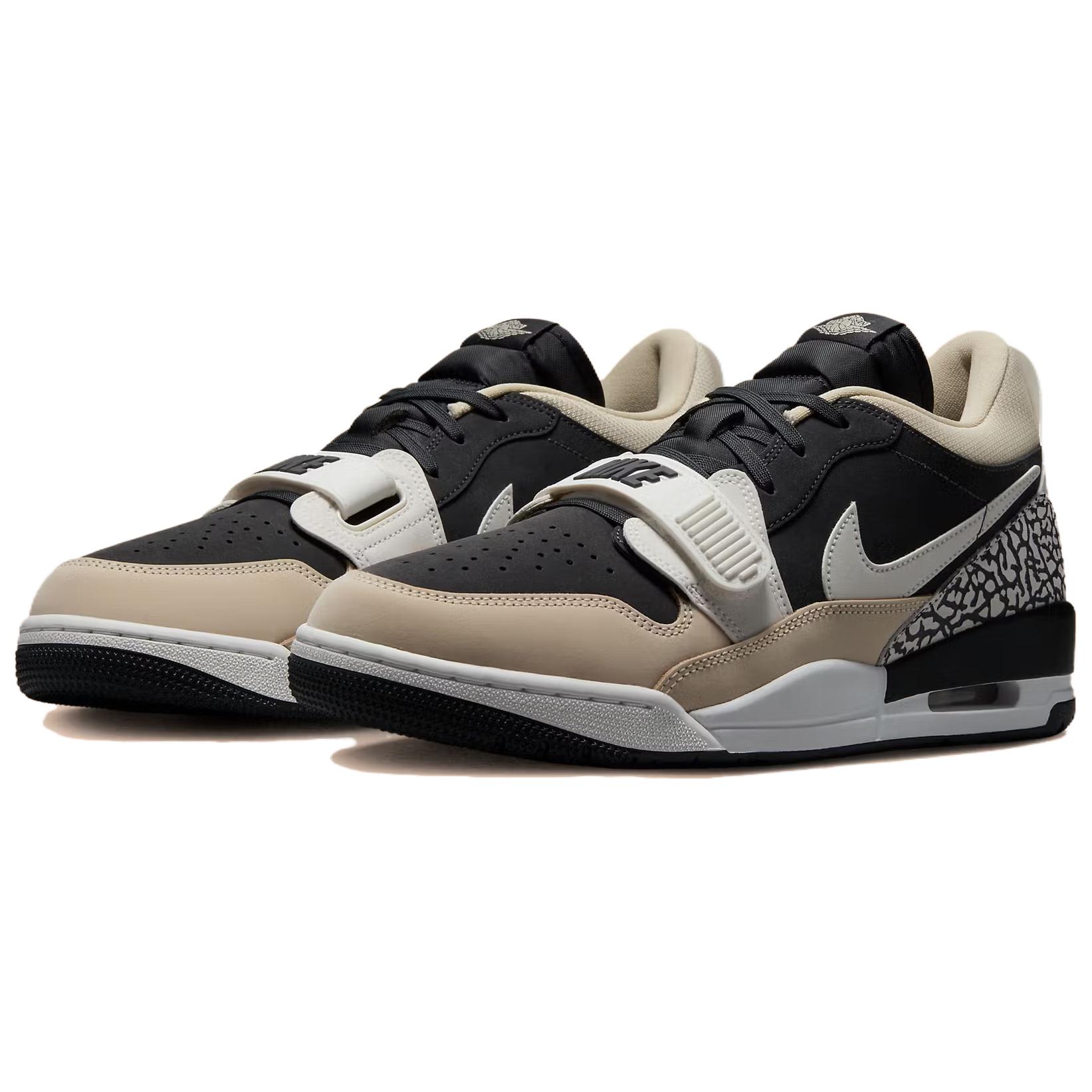 Jordan Legacy 312 Low Rattan Off Noir