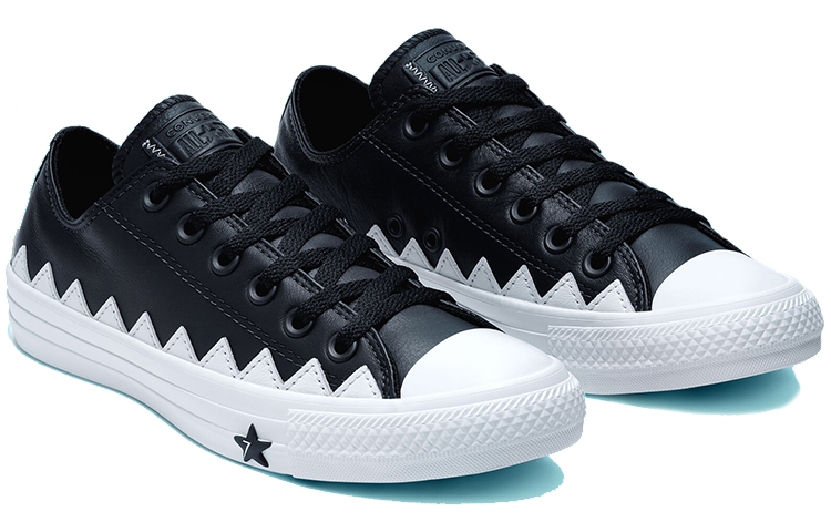 Женские кеды Converse Chuck Taylor All Star Mission-V (черно-белые) — Чёрный / белый — фото 3