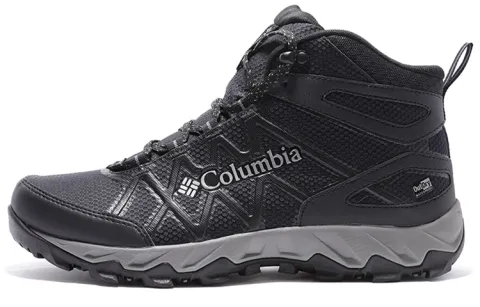 Columbia Outdry Abrasion Resistant Support Lightweight High top Hiking Shoes Men's Black