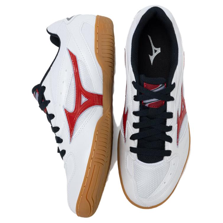Mizuno Crossmatch Plio RX 4 Comfortable Slip Resistant Abrasion Resistant Low top Training Shoes Unisex White Black