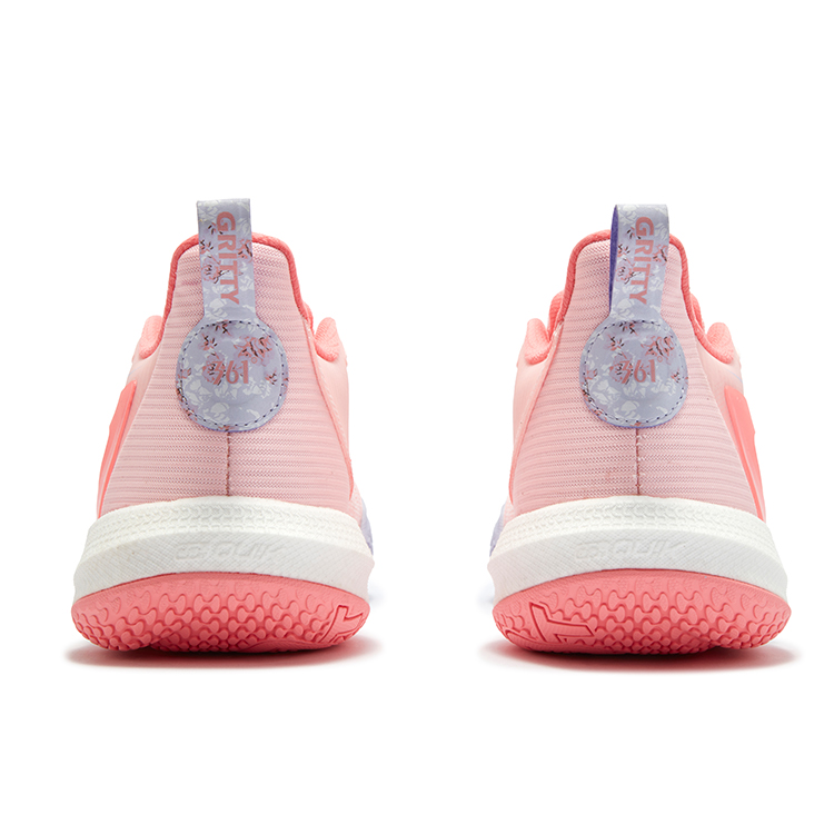 361° Mesh, Synthetic Leather Slip Resistant Abrasion Resistant High top Basketball Shoes Men’s Heart Pink