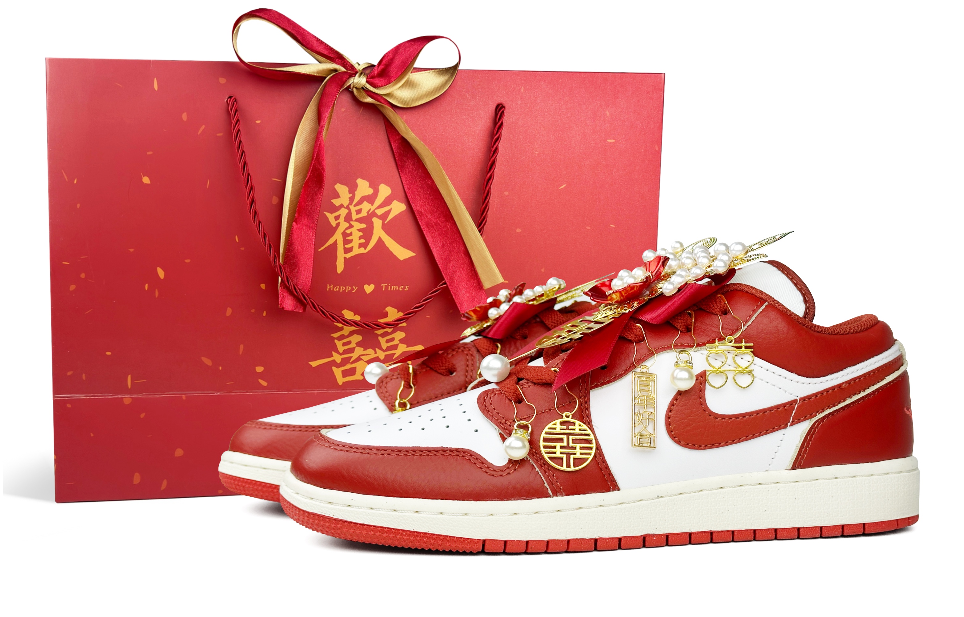 Jordan Air Jordan 1 GS Steam Rose, A Match Made In Heaven Cushioning Abrasion Resistant Cushioning, Wear Resistant