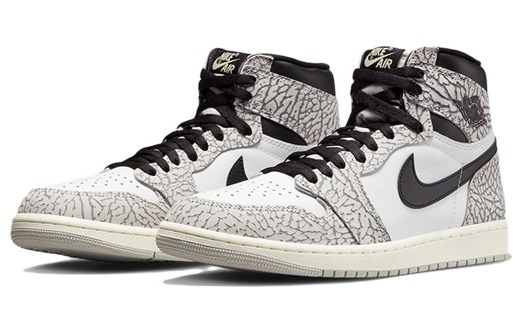 Jordan 1 Retro High Og White Cement