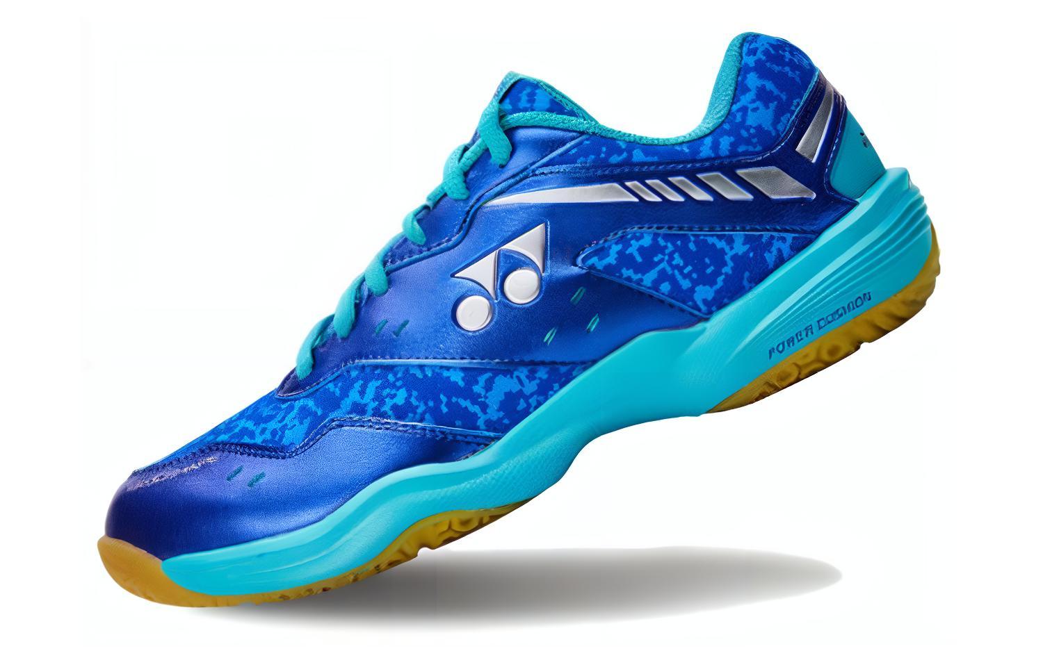 YONEX Slip Resistant Abrasion Resistant Slip Resistant Abrasion Resistant Low top Badminton Shoes Unisex Blue