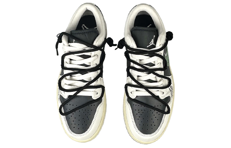Jordan Air Jordan 1 Abrasion Resistant Breathable Abrasion Resistant Breathable Low top Vintage Basketball Shoes Unisex