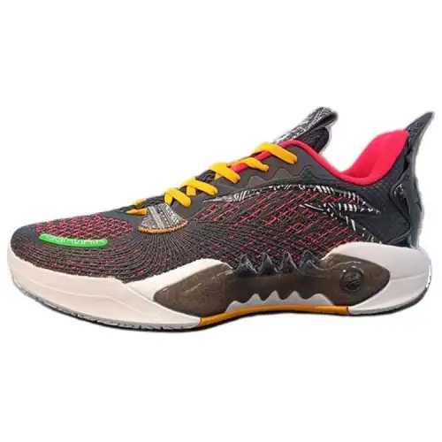 Anta Shock Wave 5 Team Cushioning Slip Resistant Abrasion Resistant Low top Nitrogen Technology, Cement Killer