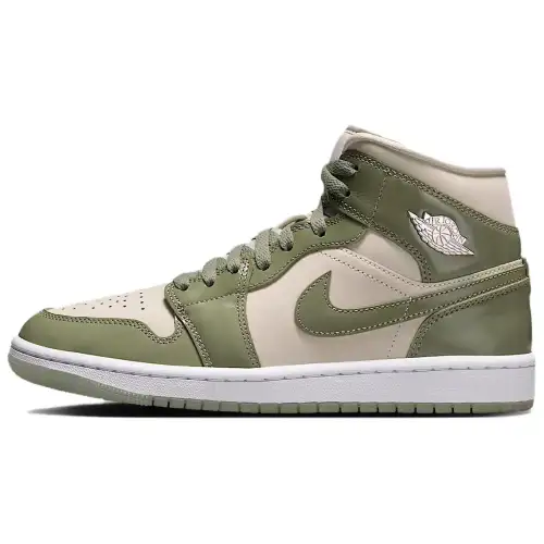 Jordan 1 Mid Se Sea Glass Oil Green Women's