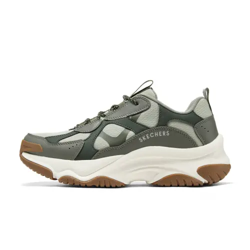 Skechers Street Abrasion Resistant Low top Chunky Sneakers Men's Green