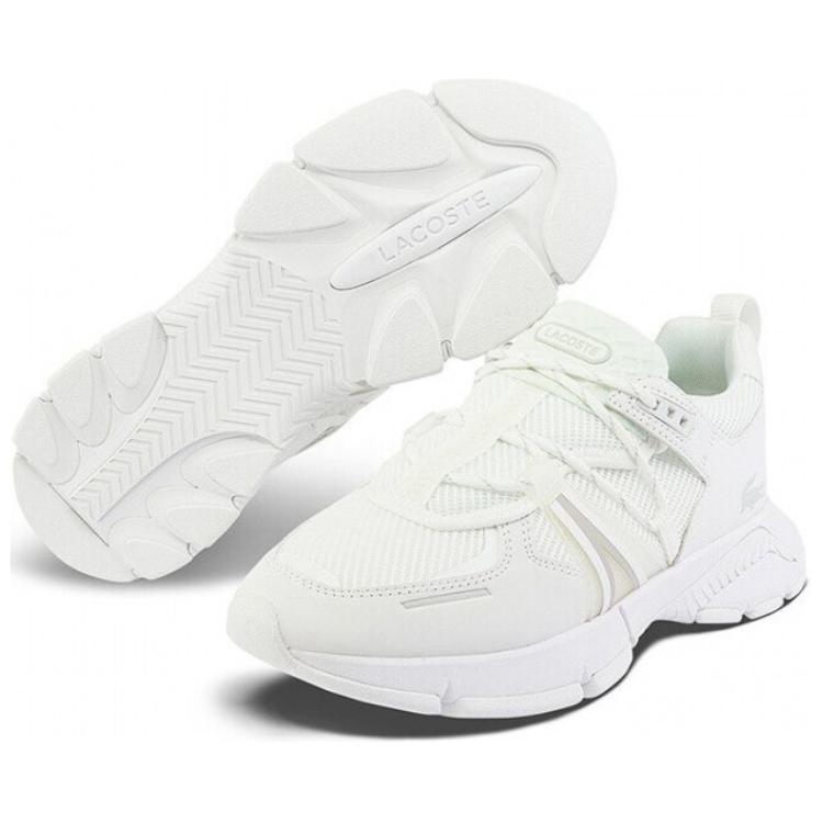 LACOSTE L003 Collection Fabric Breathable Low top Tennis Shoes Women’s White