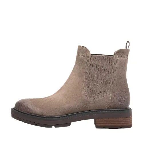 Timberland Brimfield Short Chelsea Boots Women's Gray