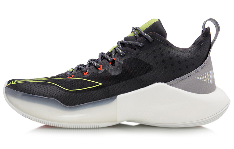 Li Ning Sonic 8 Low Synthetic Leather Slip Resistant Abrasion Resistant Low top Basketball Shoes Men’s Black Gray