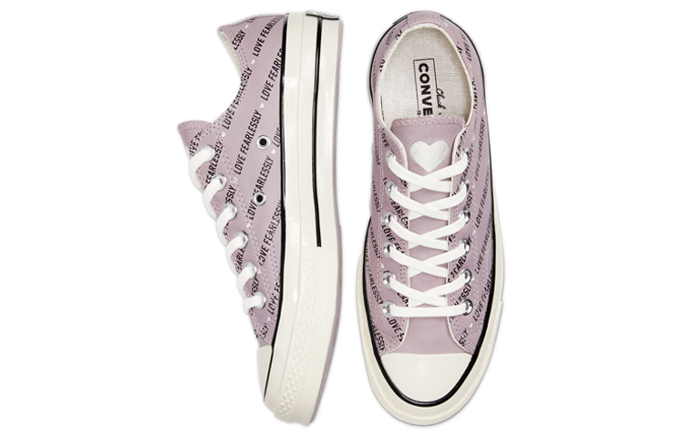 Женские кеды Converse 1970s Love Fearlessly Chuck (фиолетовый) — фото 4