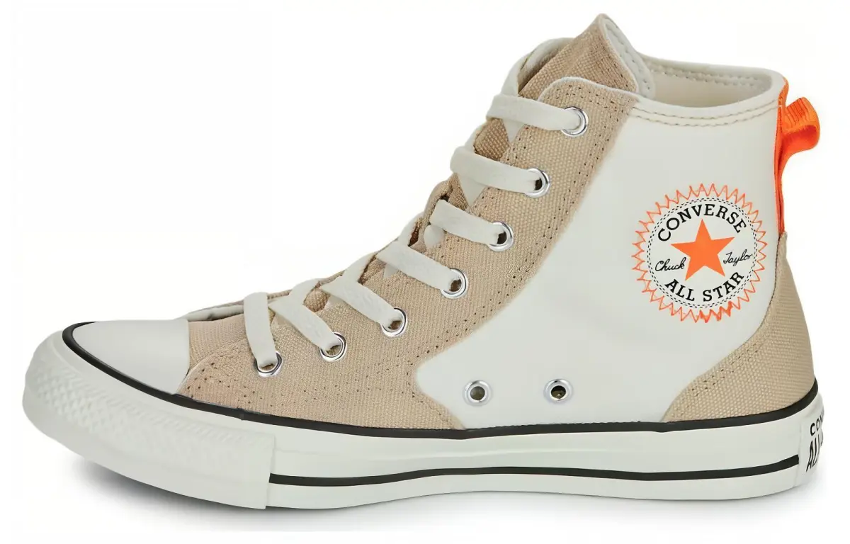 Converse Chuck Taylor All Star Wear resistant And Lightweight High top Canvas Shoes Unisex Beige