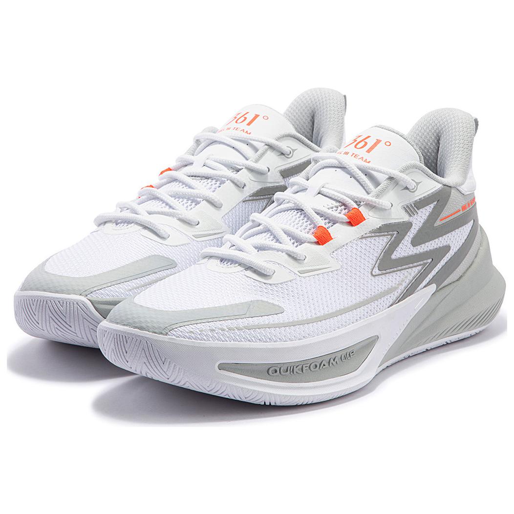 361° Big3 Team Big3 Team 2 Mesh Abrasion Resistant Low top Basketball Shoes Men’s White Gray