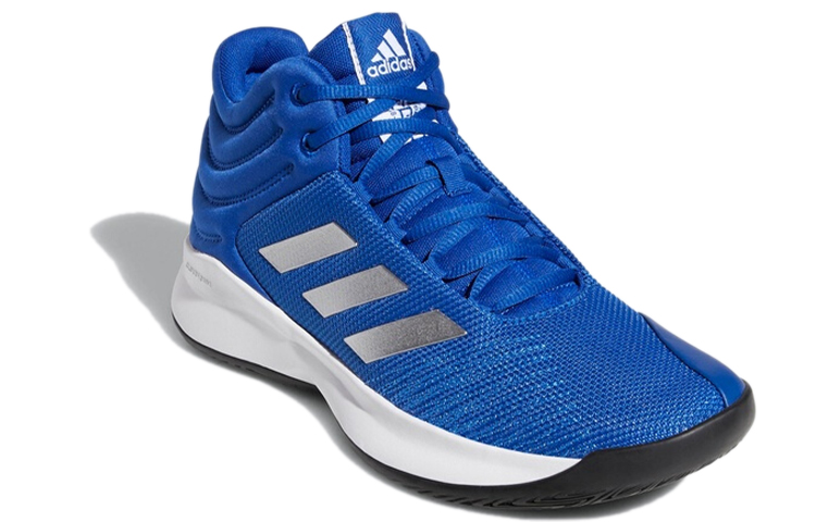 Мужские кроссовки adidas Pro Spark 2018 (сине-белый) — Синий / белый — фото 3