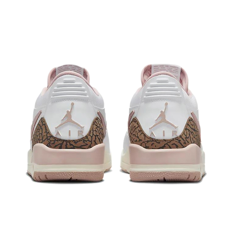 Jordan Legacy 312 Slip Resistant Abrasion Resistant Low top Vintage Basketball Shoes Women’s White Pink
