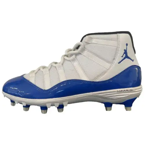 Jordan 11 Retro Cleat White Royal