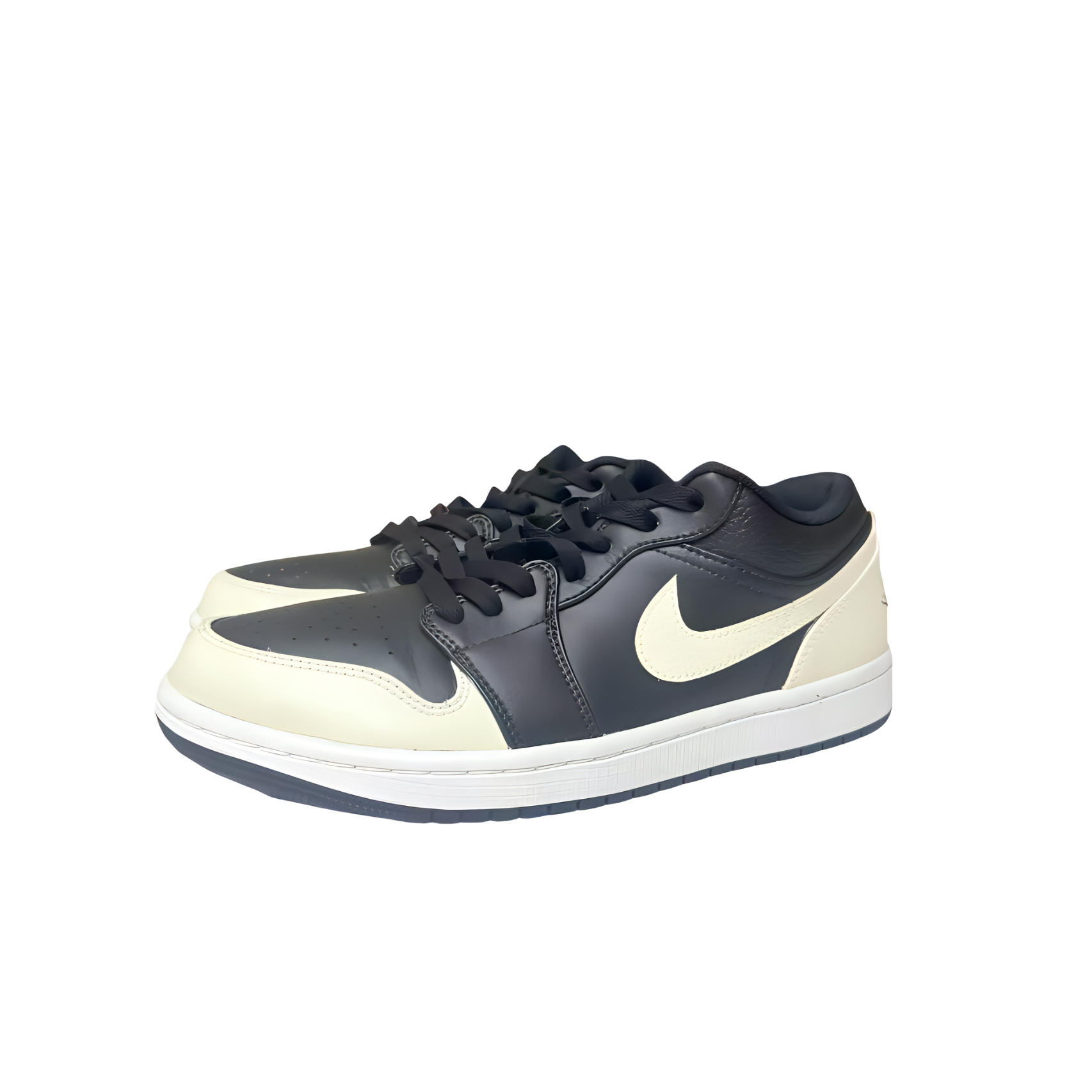 Jordan Air Jordan 1 Vintage Basketball Shoes Unisex Low Top Ivory/Black