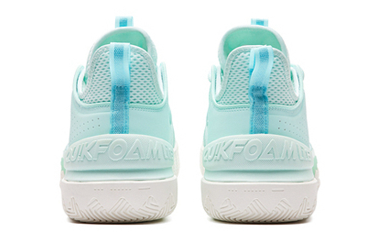 361° Burning Battle 2.0 Basketball Shoes Men’s Low Top Mint Green/White