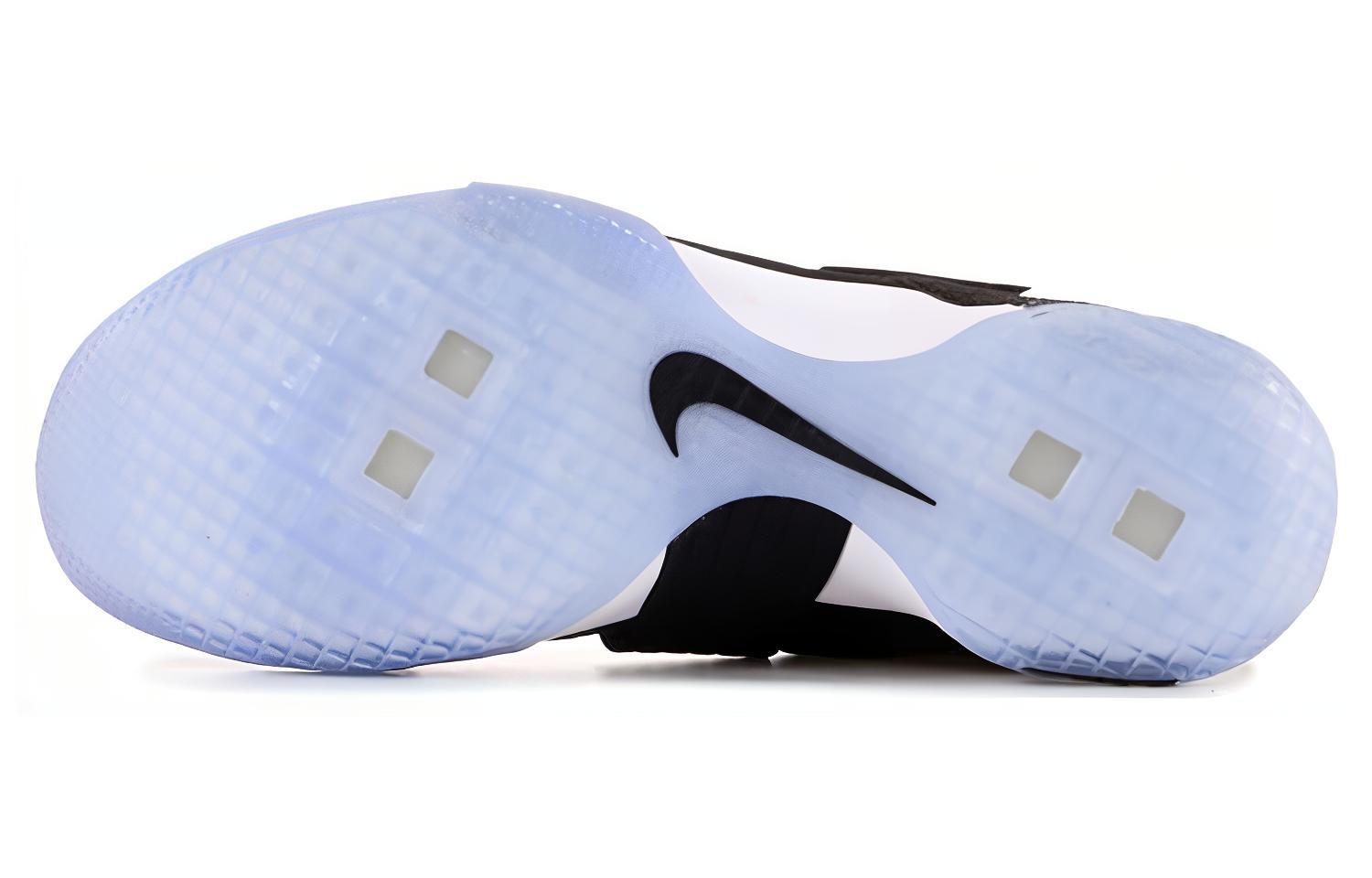 Мужские кроссовки Nike zoom soldier 10 S9254-5mm (черные) — 黑/橘/宝石绿 — фото 5