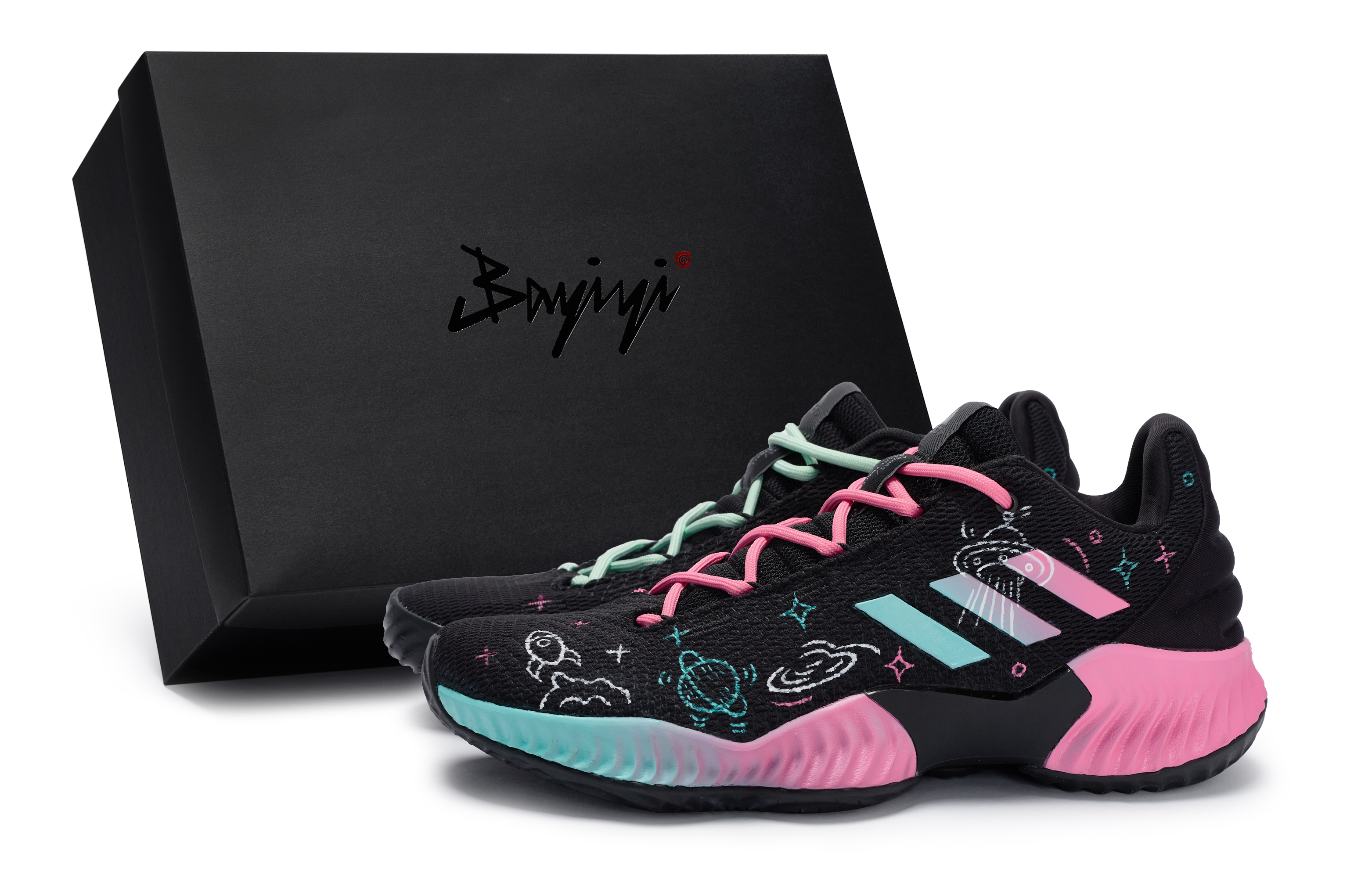 Adidas Pro Bounce 2018 Low 811 Manufacturing, End Of The Universe, Special Shoe Box Cushioning Slip Resistant