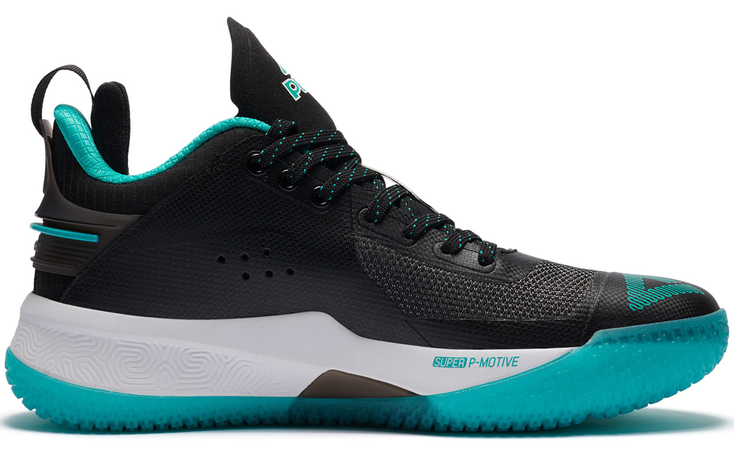 PEAK Taichi, Cold Front Fabric Low top Performance Basketball Shoes Men’s Black Blue
