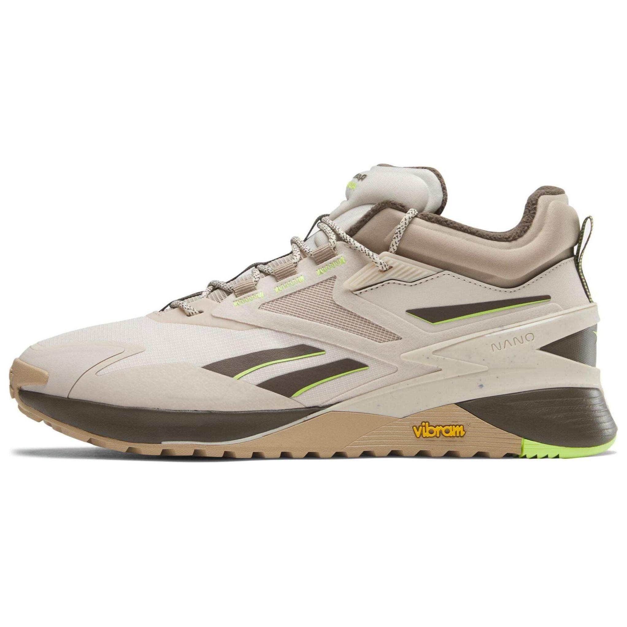 Кроссовки Reebok Nano X3 Adventur (бежево-зеленые)