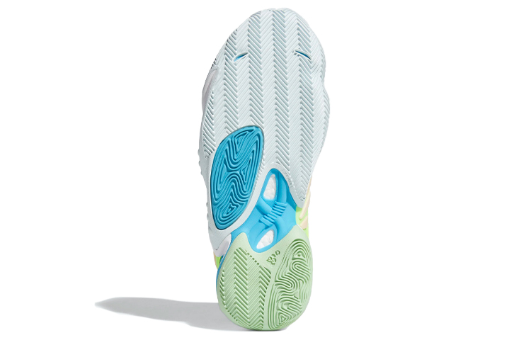 Мужские кроссовки adidas originals Crazy BYW 2.0 (сине-зелено-белые) — Синий / зелёный / белый — фото 6