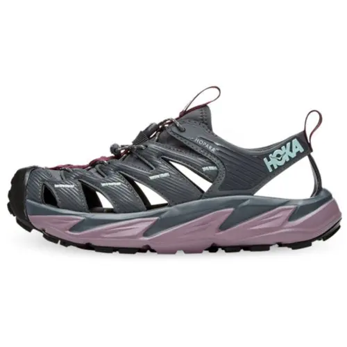 HOKA ONE ONE Hopara series Hopara sports hiking breathable and wear-resistant river sandals women's gray purple