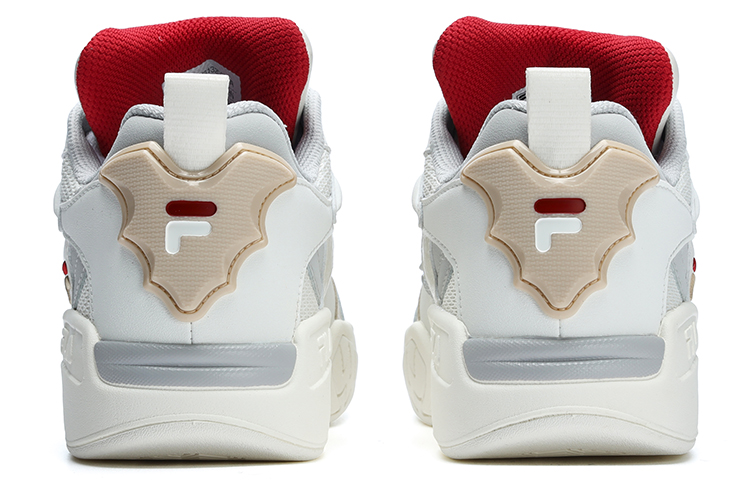 FILA FUSION Desperado Vintage Basketball Shoes ‘White Grey Red’ Women’s