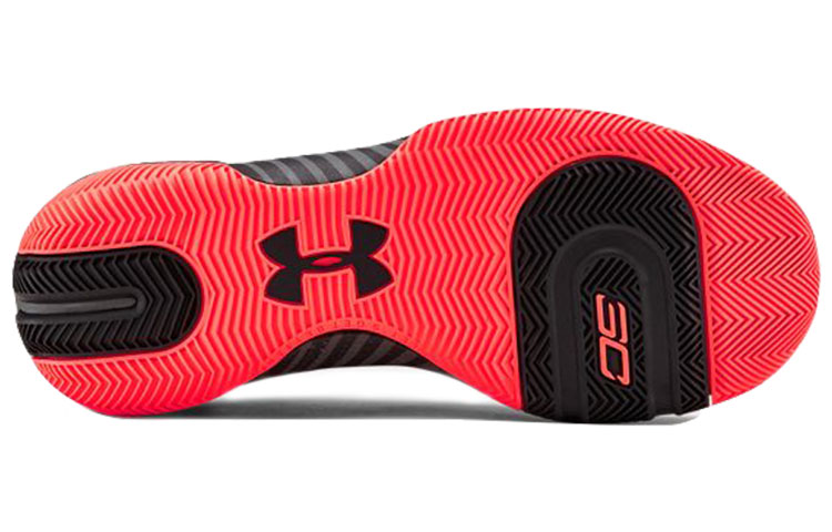 Мужские кроссовки Under Armour SC 3Zer0 III (красно-черные) — Красный / чёрный — фото 5
