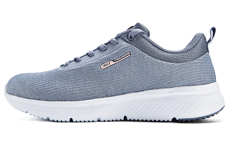 361° Comfortable Cushioning Abrasion Resistant Lightweight Low top Training Shoes Women's Gray White