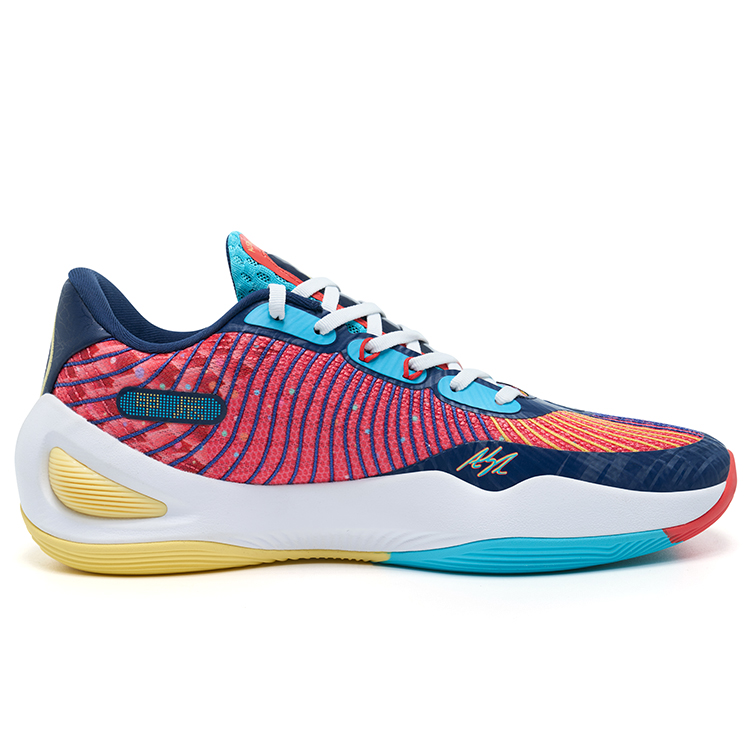 RIGORER Reaves 1 Cushioning Slip Resistant Abrasion Resistant Low top Basketball Shoes Men’s Blue Red