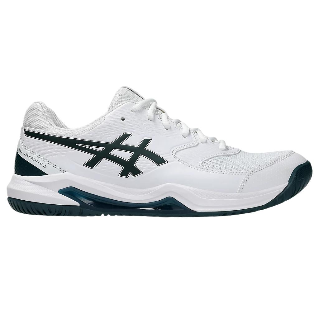 ASICS Gel Dedicate 8 White Saxon Green