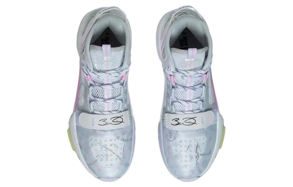 Li Ning Shadow 4 V2 Textile, Synthetic Leather Cushioning Slip Resistant Abrasion Resistant Mid top Basketball Shoes