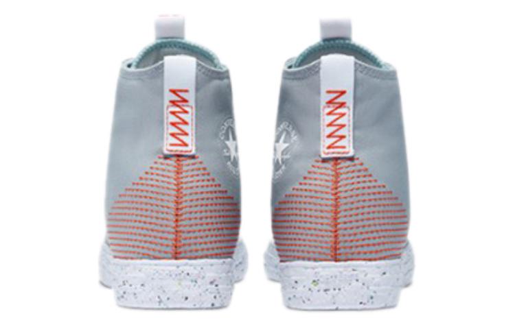 Кеды Converse Chuck Taylor All Star Hi Crater (серо-бело-красные) — Серый / белый / красный — фото 5