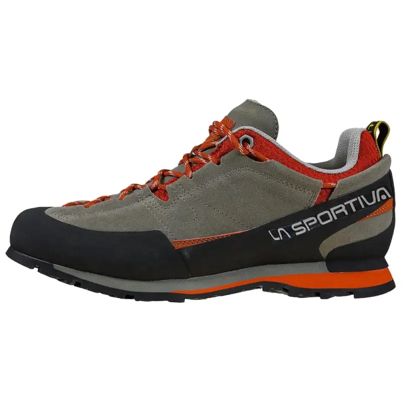 LA SPORTIVA Slip Resistant Abrasion Resistant Low top Rock Climbing Shoes Unisex Gray Red