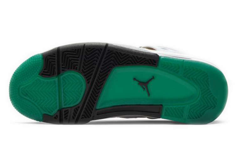 Женские кроссовки Jordan Air Jordan 4 retro lucid green (белыйзеленый) — Белыйзелёный — фото 6