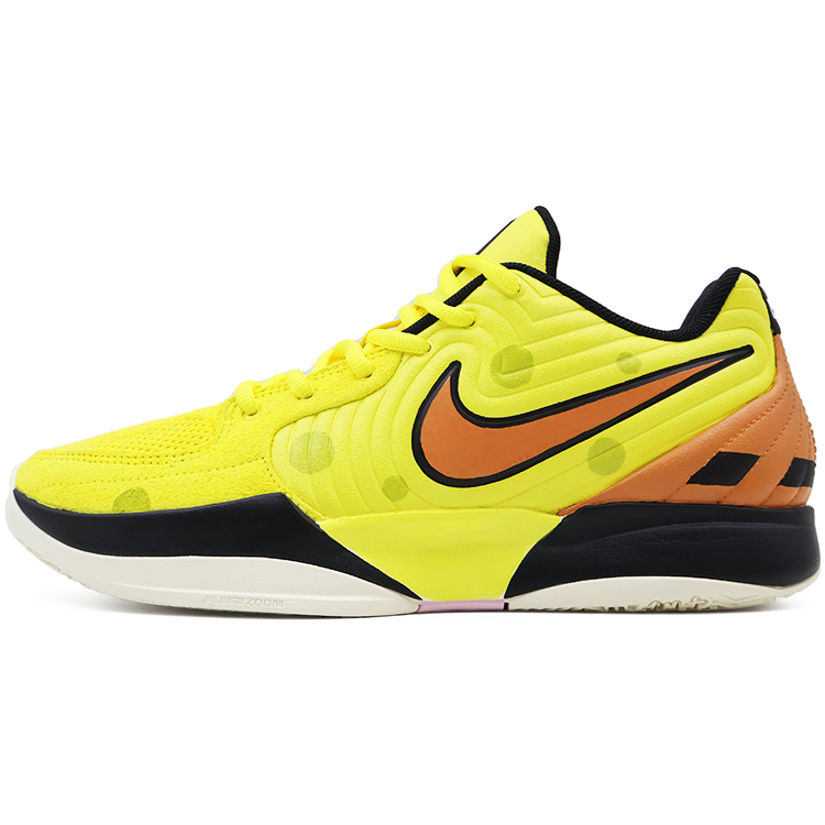 Nike Ja Morant 2 Low top Basketball Shoes Unisex Yellow Pink