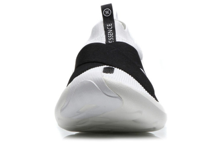 Li Ning Enlightenment Cushioning Slip Resistant Cushioning Slip Resistant Mid top Vintage Basketball Shoes Black White