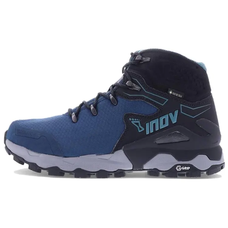 INOV 8 ROCLITE PRO G 400 GTX V2 Non Slip And Waterproof Mid top Mountaineering & Hiking Shoes Women's Gray Blue